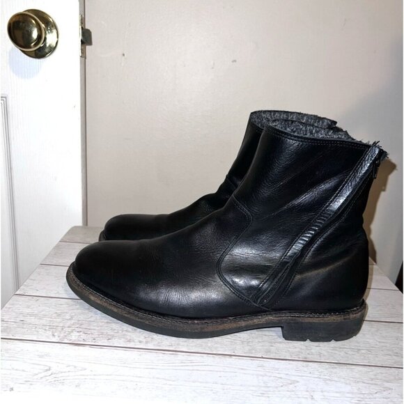 PAJAR Elliot Heritage Boot Mens Black Leather Waterproof Chelsea Sz 11.5 - Picture 1 of 16